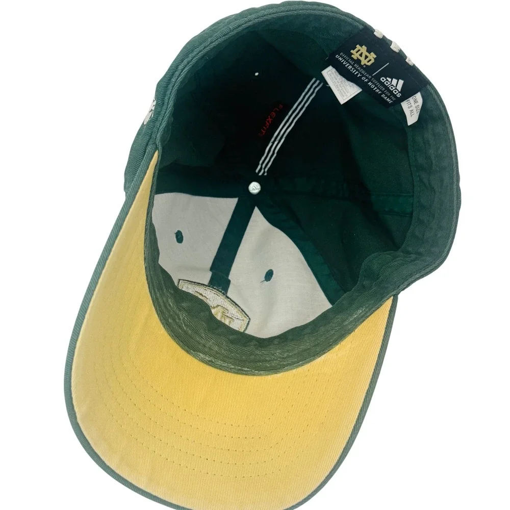 Adidas Notre Dame Fighting Irish Green Adjustable‎ Baseball Hat OSFM Classic